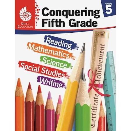Shell Education Teacher Created Materials Conquering Fifth Grade, 168-Page, 8-1/2inWx2-/5inLx11inH, Multi SHL51624